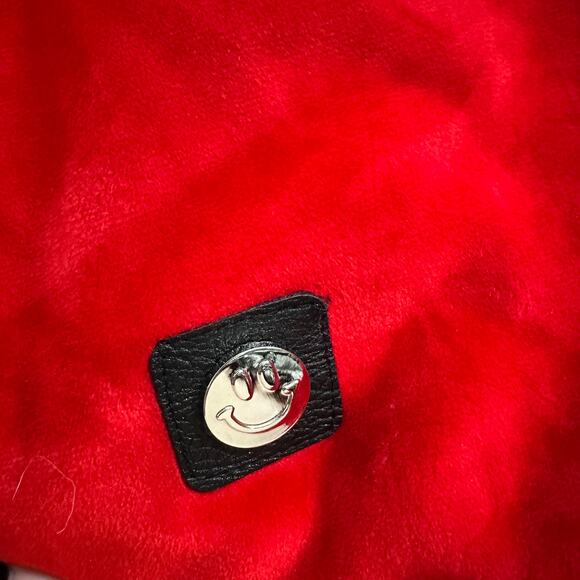 Milan Velvet Soft Red Crewneck Sweatshirt Medium To Large - Picture 3 of 5